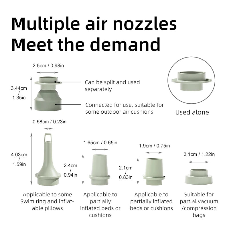 Nestelle 3 in 1 Air Pump